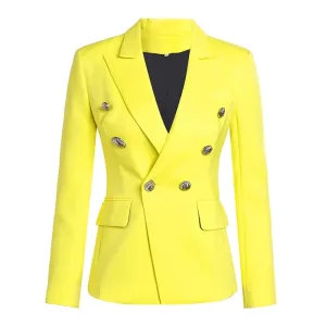 Candy Color Stylish Slim Blazer