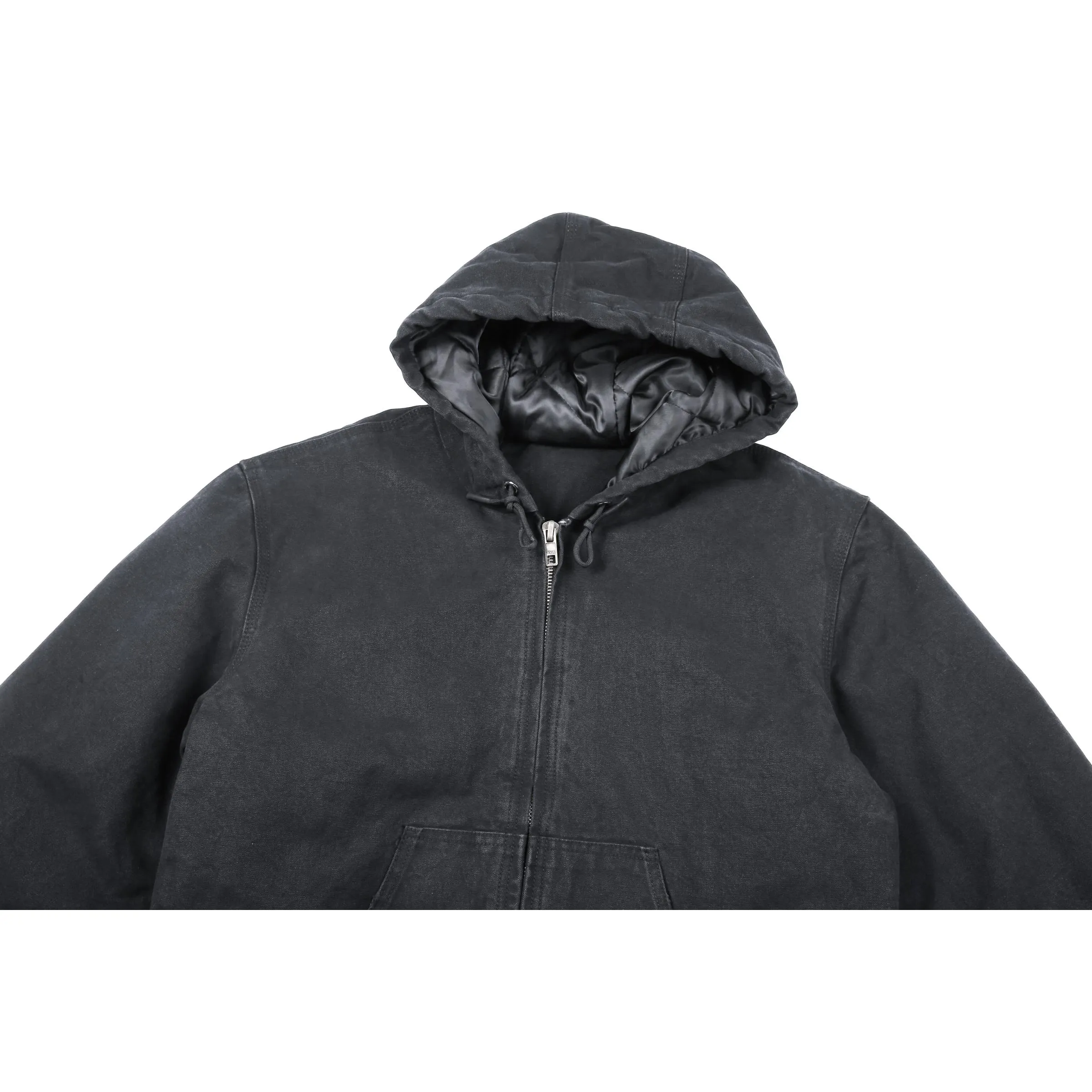 Canvas Hoodie - Washed Black