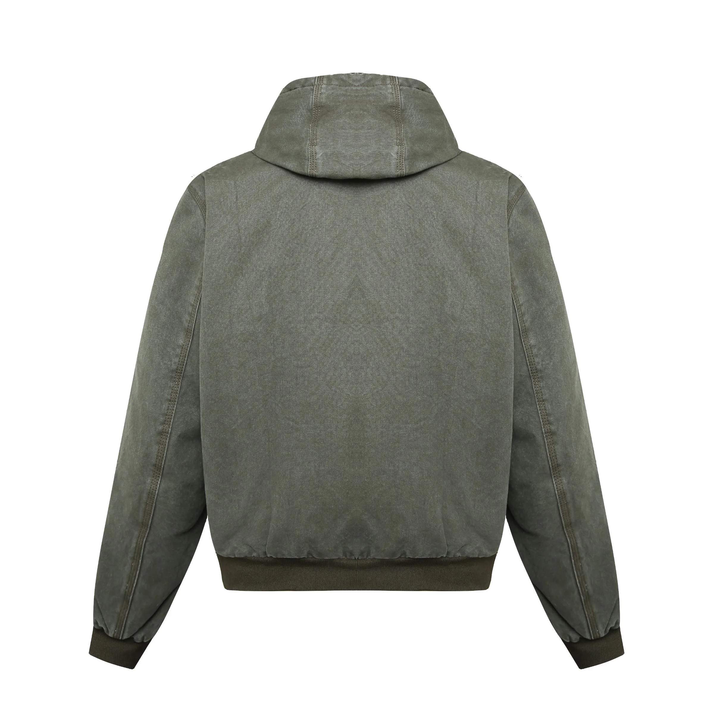 Canvas Hoodie - Washed Olive
