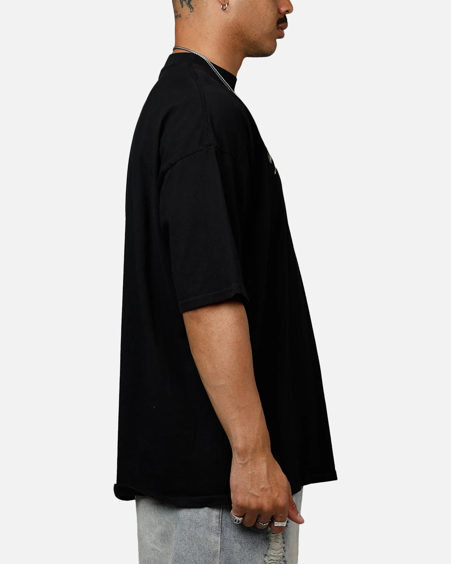 Carre Camo Script T-Shirt Black