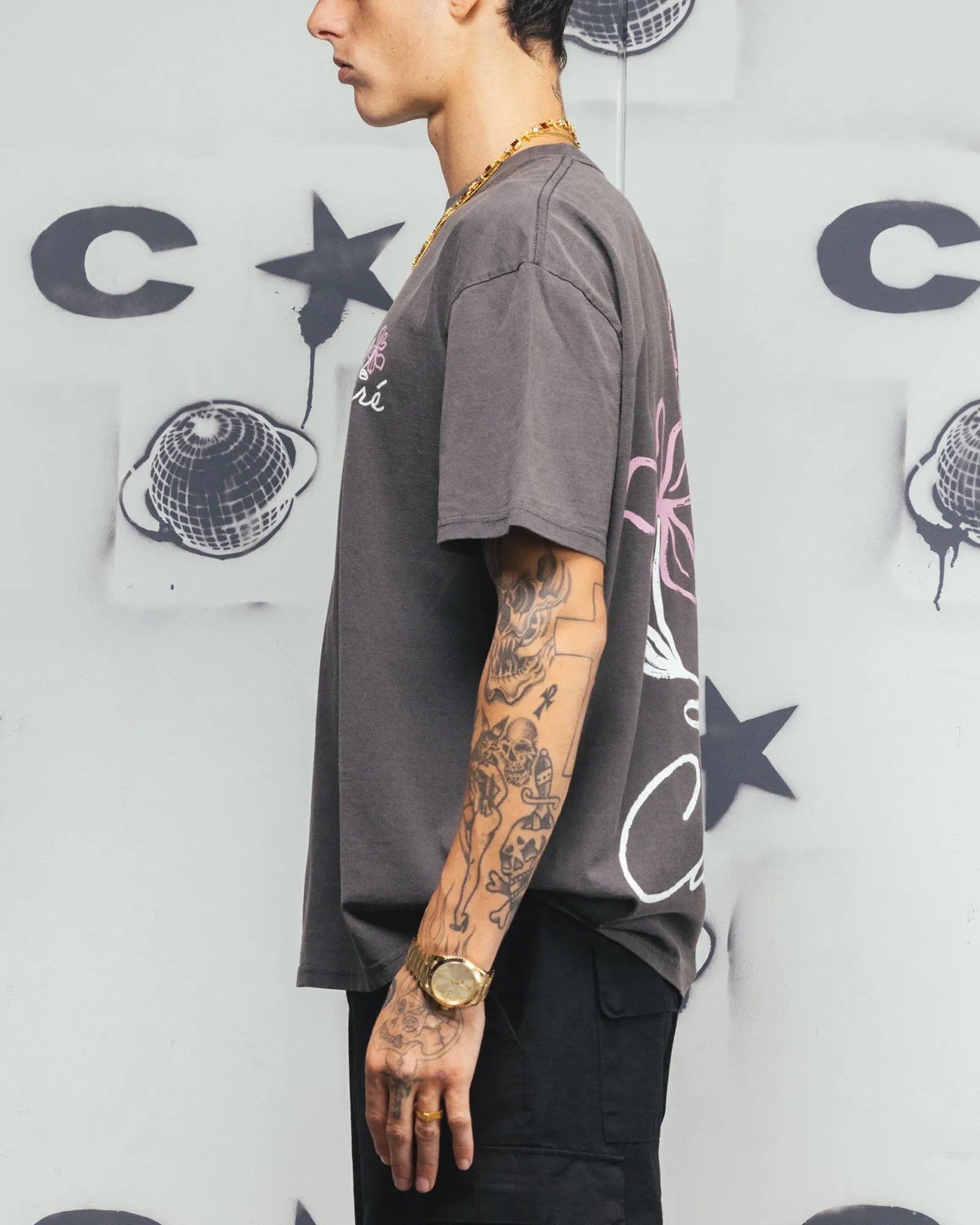 Carre Hand Picked T-Shirt Black Wash