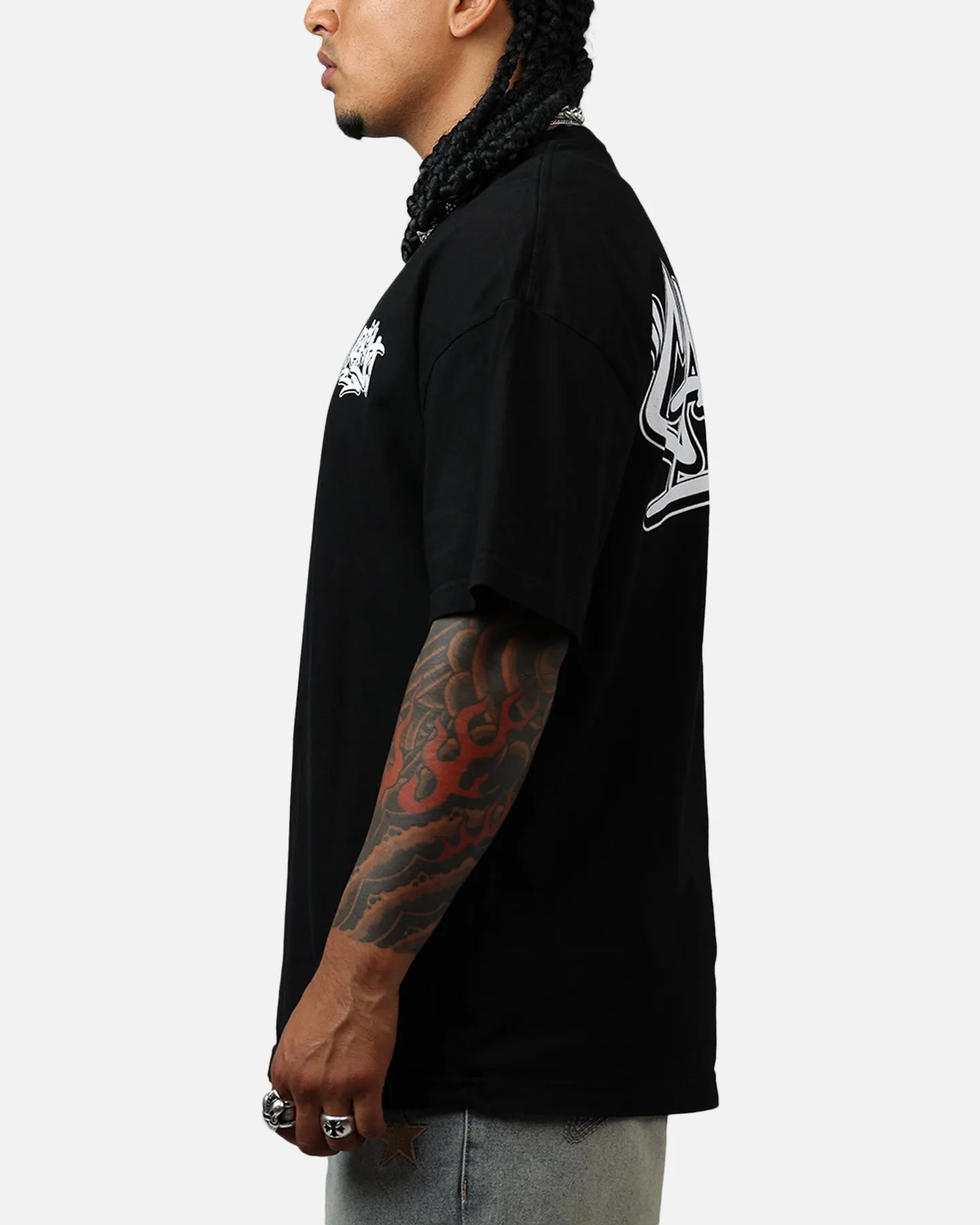 Carre Tagged T-Shirt Black