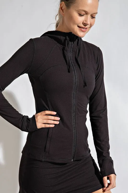 Defined Hooded Jacket