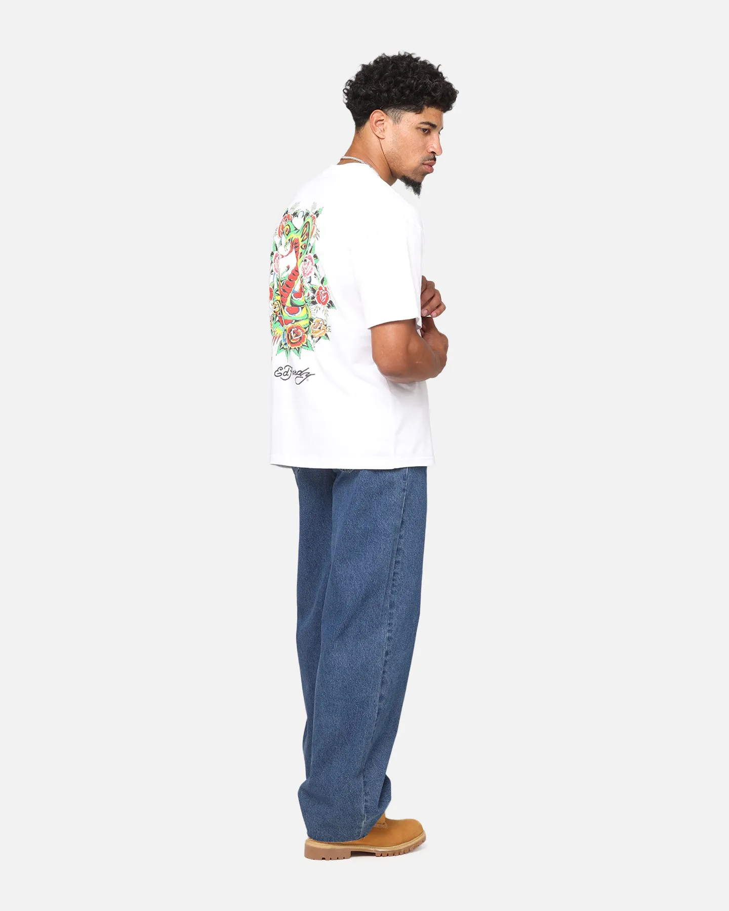 Ed Hardy Serpent T-Shirt White