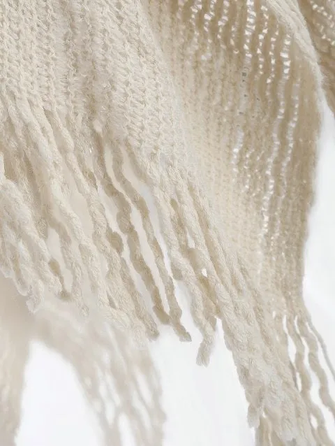 Fashion Sleeve Horn Button Cardigan