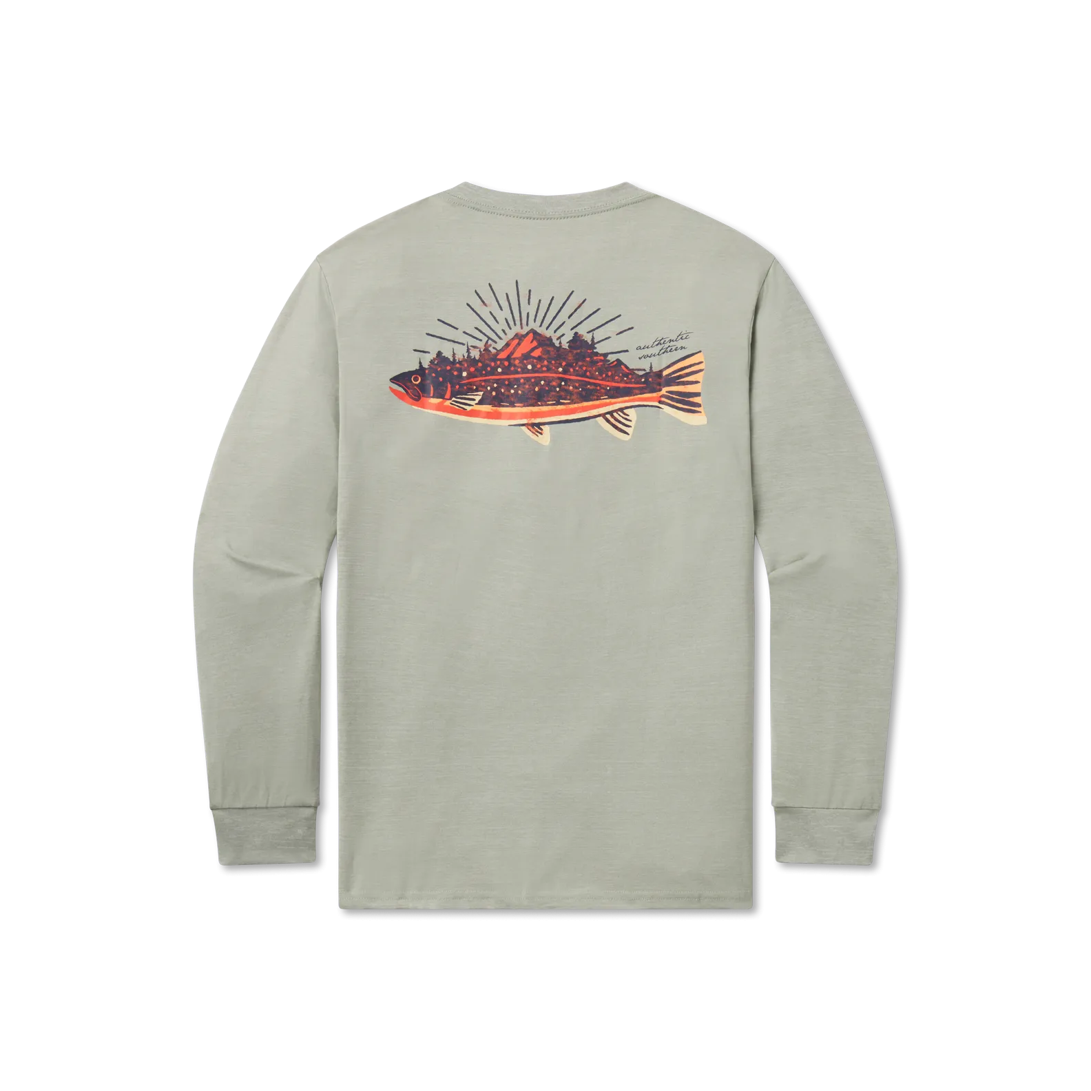 FieldTec Heathered Performance Tee - Speckled Sunset - Long Sleeve