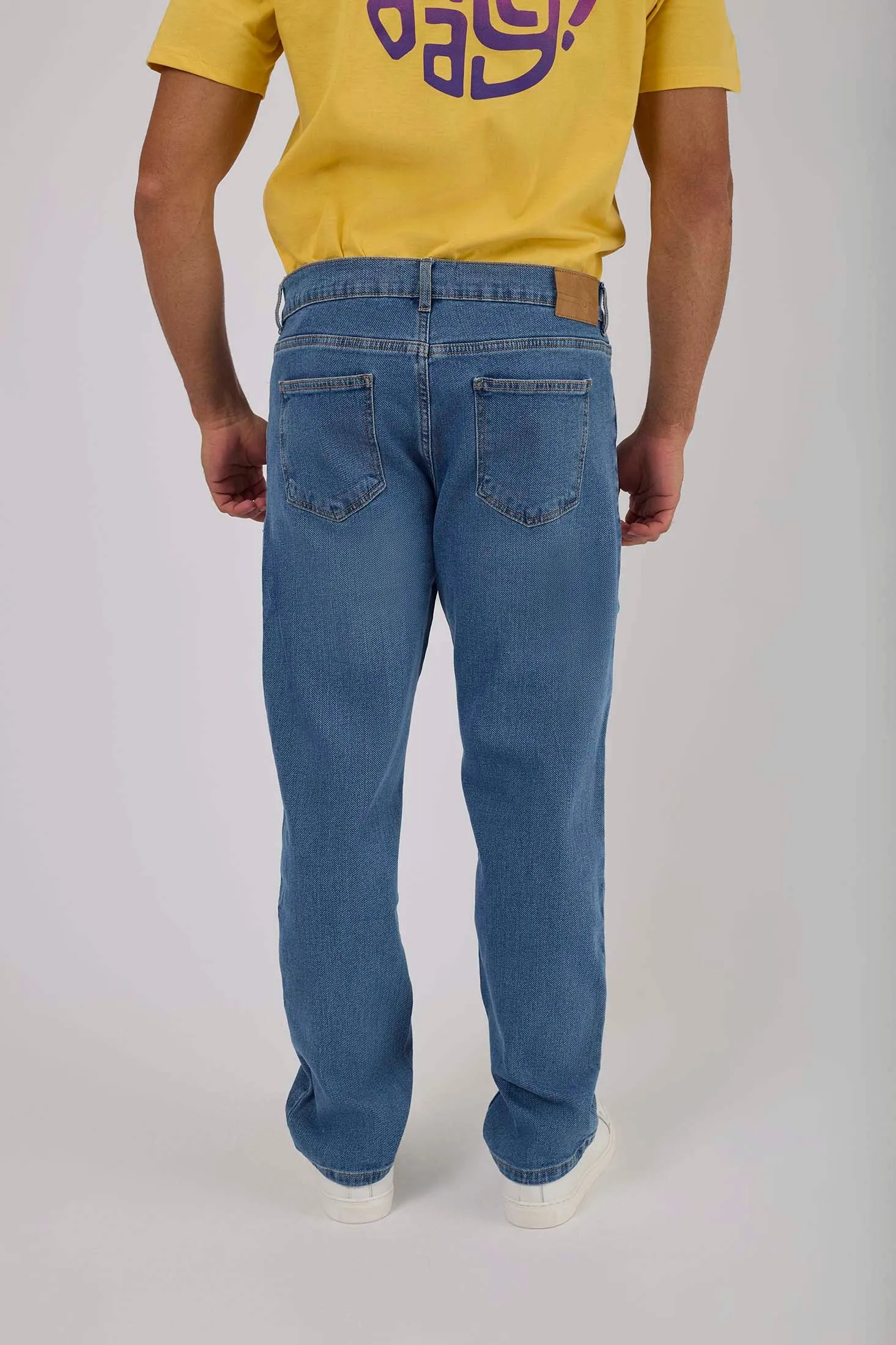 Men Denim Relaxed Fit Jeans  Blue