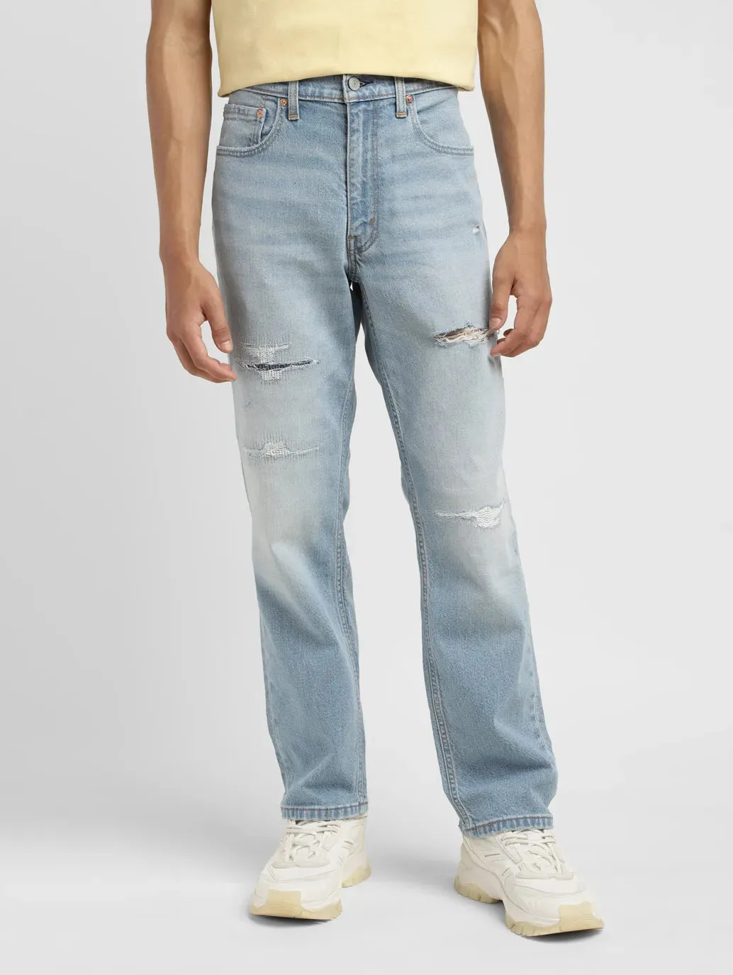 Men's 550 Light Indigo Relaxed Fit Mid Rise Jeans