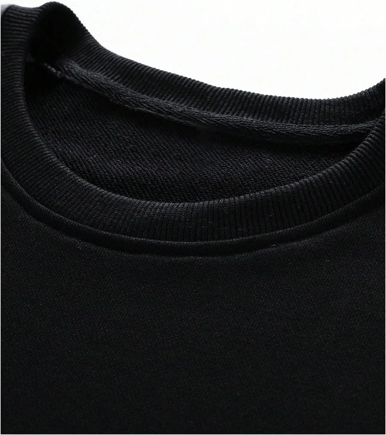 Men's Crewneck Oversized Sweatshirts Color Block Long Sleeve Oversized Pullover Top