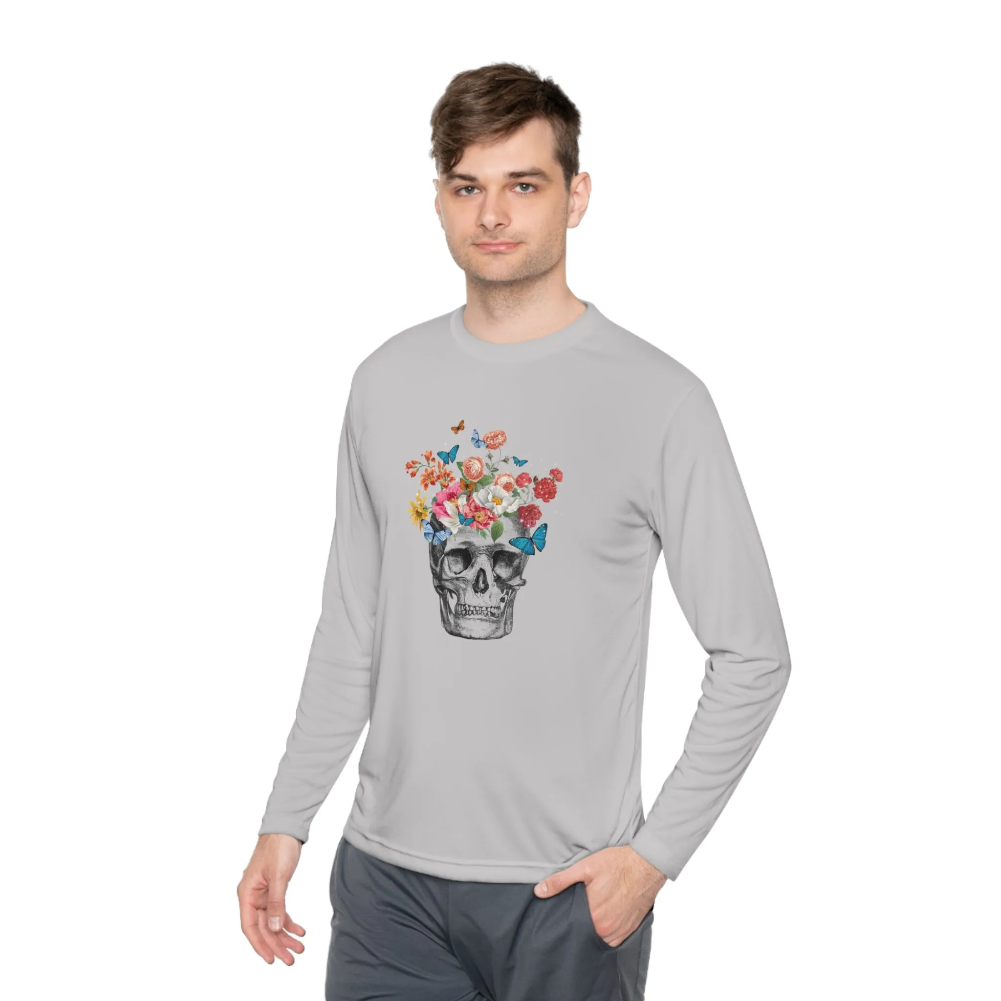 Mind In Full Bloom - Unisex Lightweight Long Sleeve Tee