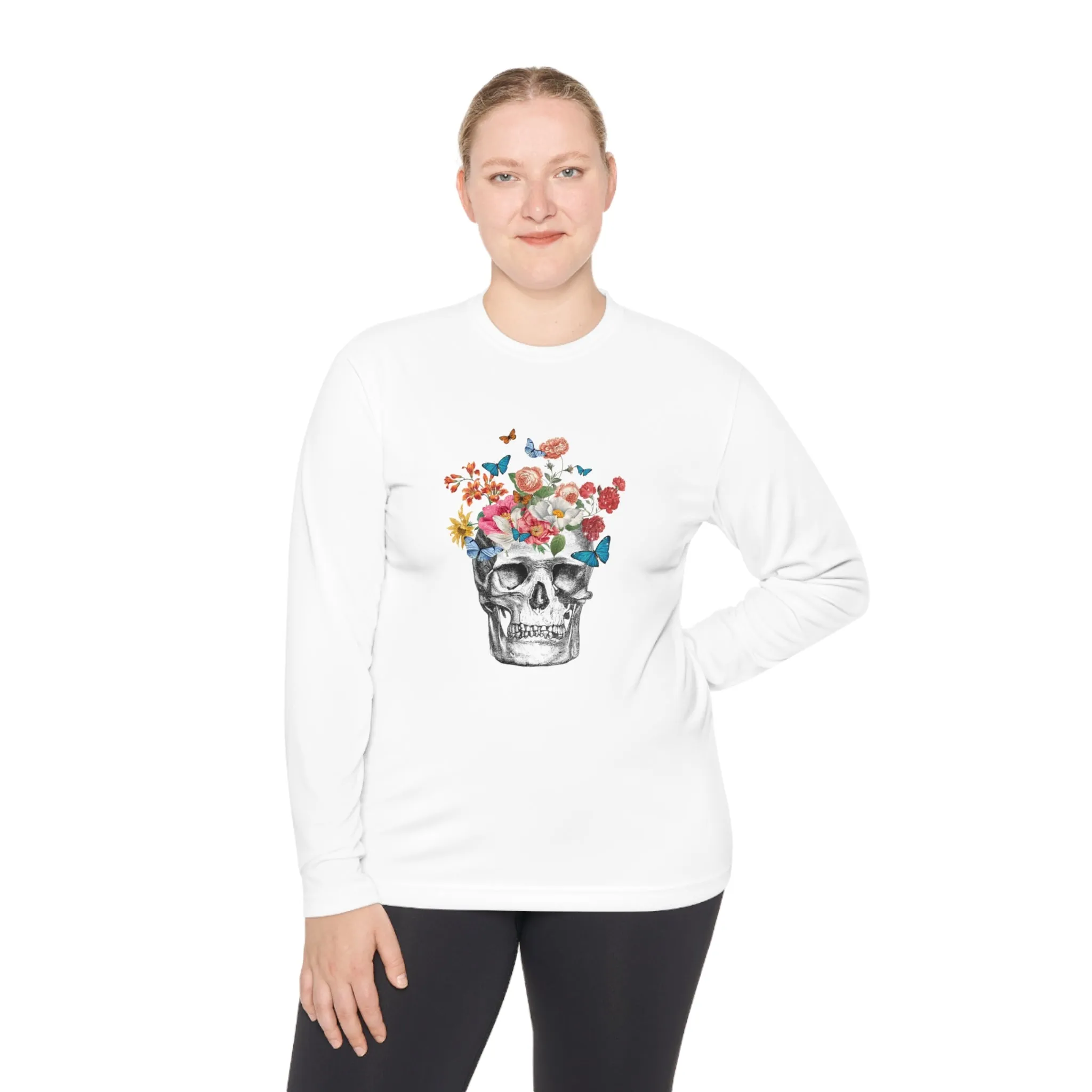 Mind In Full Bloom - Unisex Lightweight Long Sleeve Tee