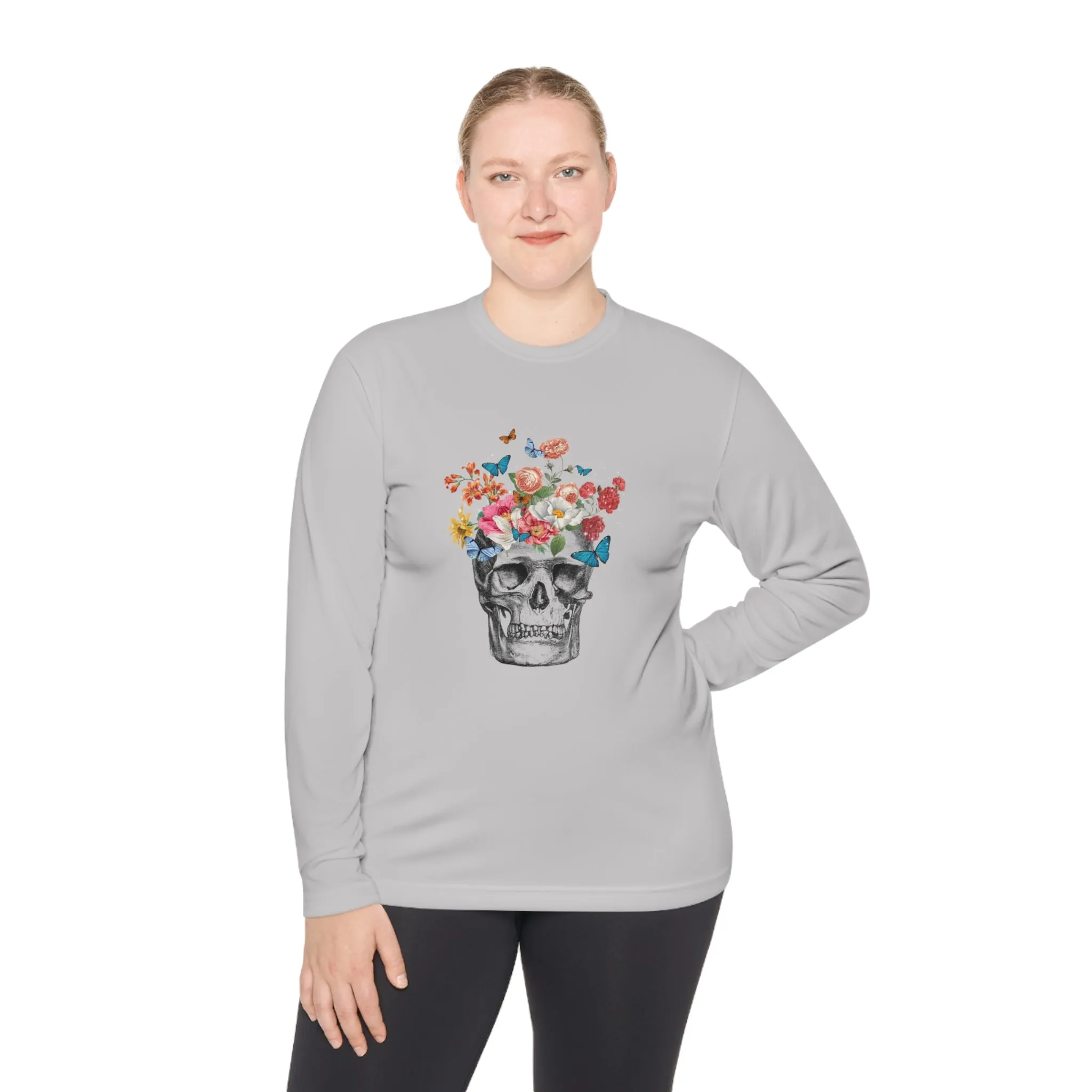 Mind In Full Bloom - Unisex Lightweight Long Sleeve Tee