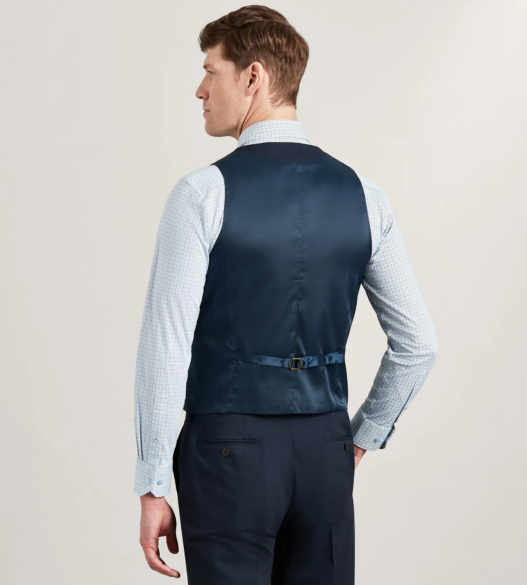 Modern Fit 360 Stretch Black Suit Separate Vest