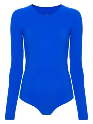 NUMBERS-PRINT LONG-SLEEVE BODYSUIT