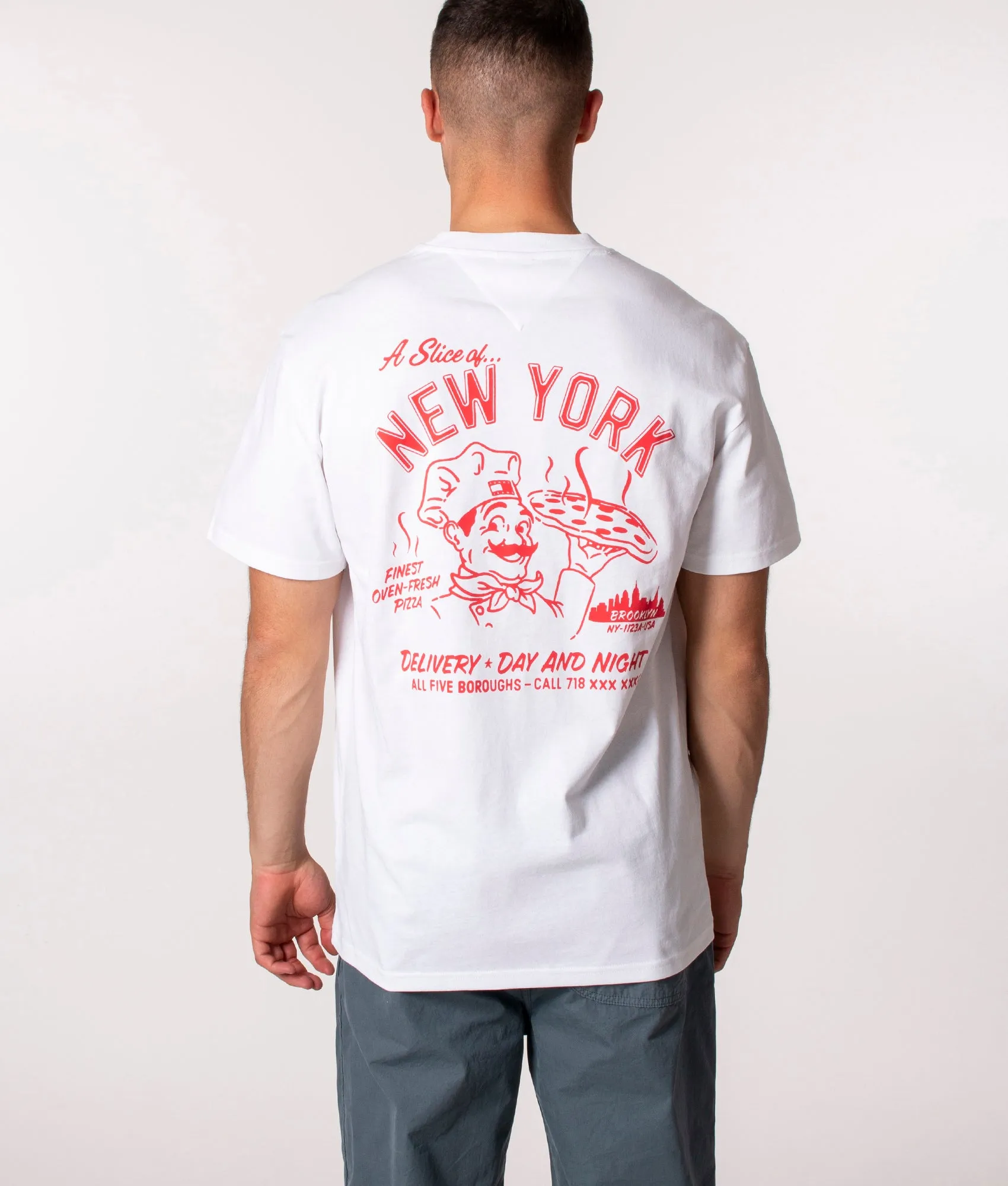 Relaxed Fit Best Pizza T-Shirt