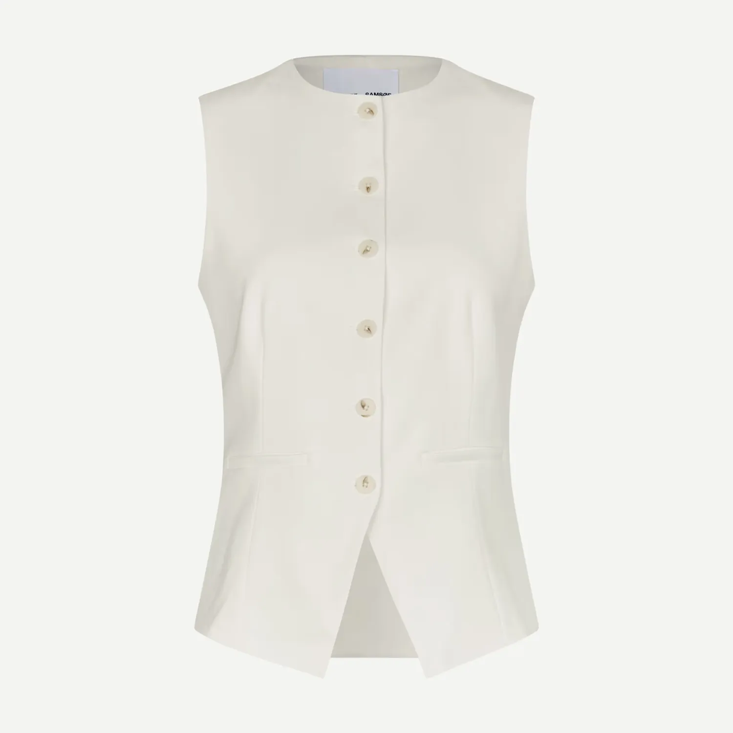 Saruma Vest (Egret)