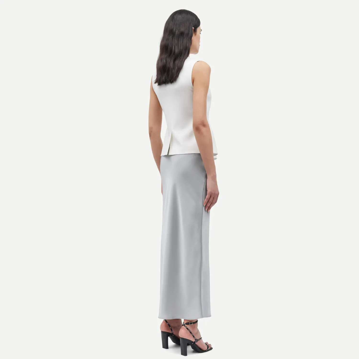 Saruma Vest (Egret)