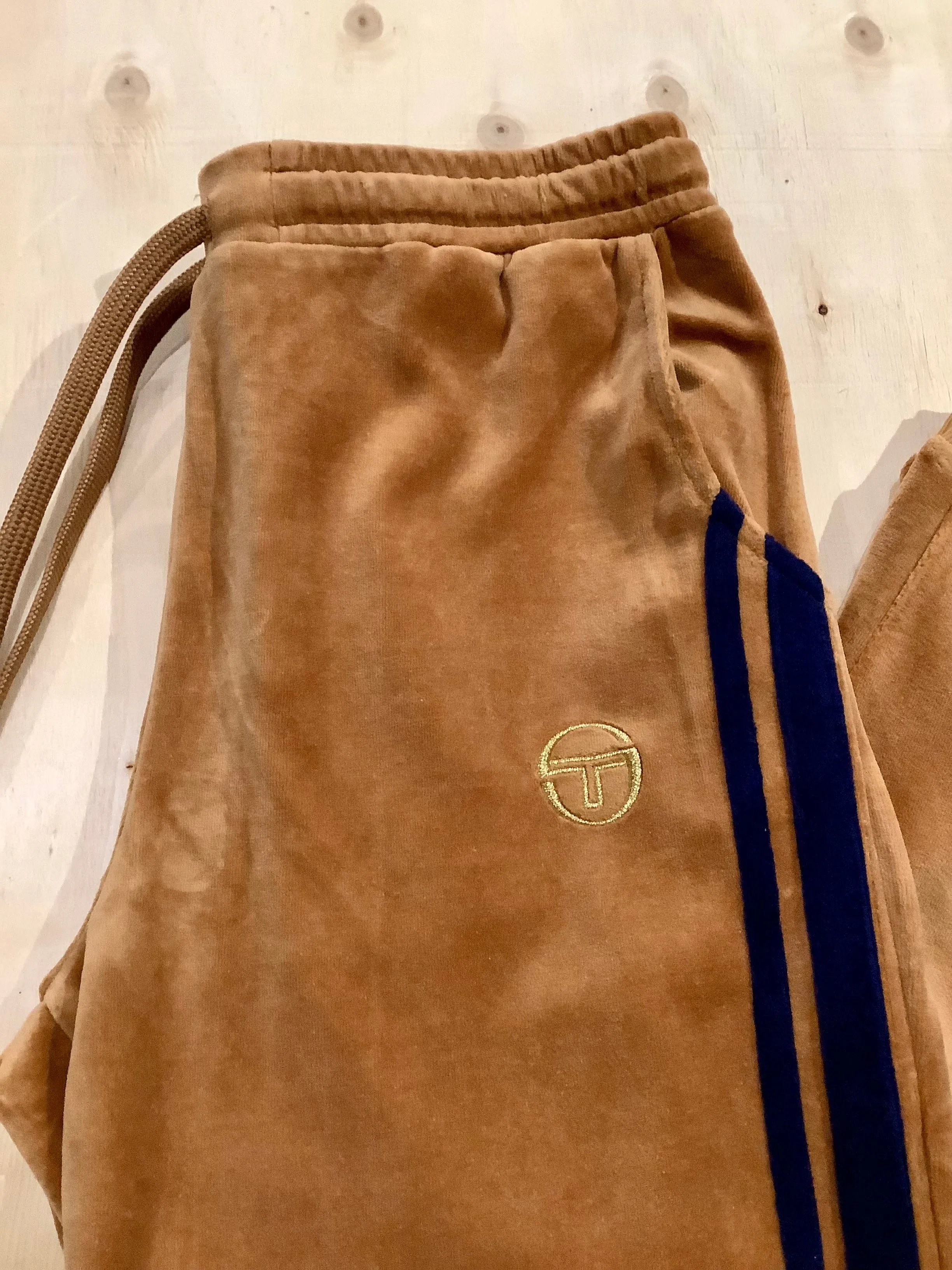 Sergio Damarindo Velour Trackpant - Ginger