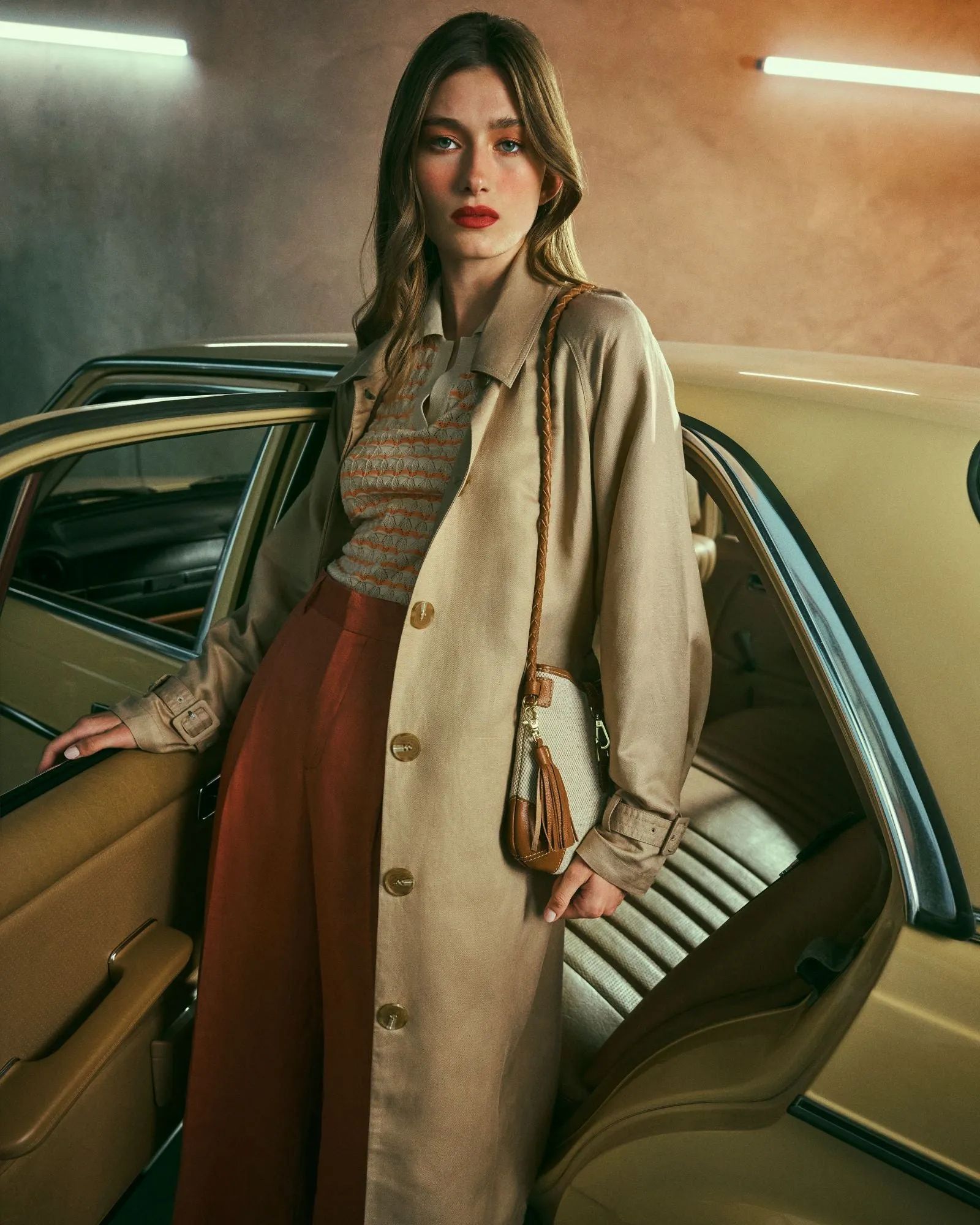 Sherlock Linen Blend Trench Coat