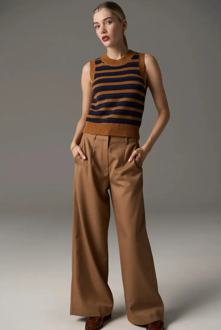 Soren Wide Leg Pant | Camel