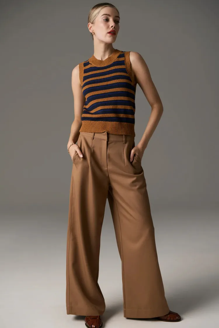 Soren Wide Leg Pant | Camel