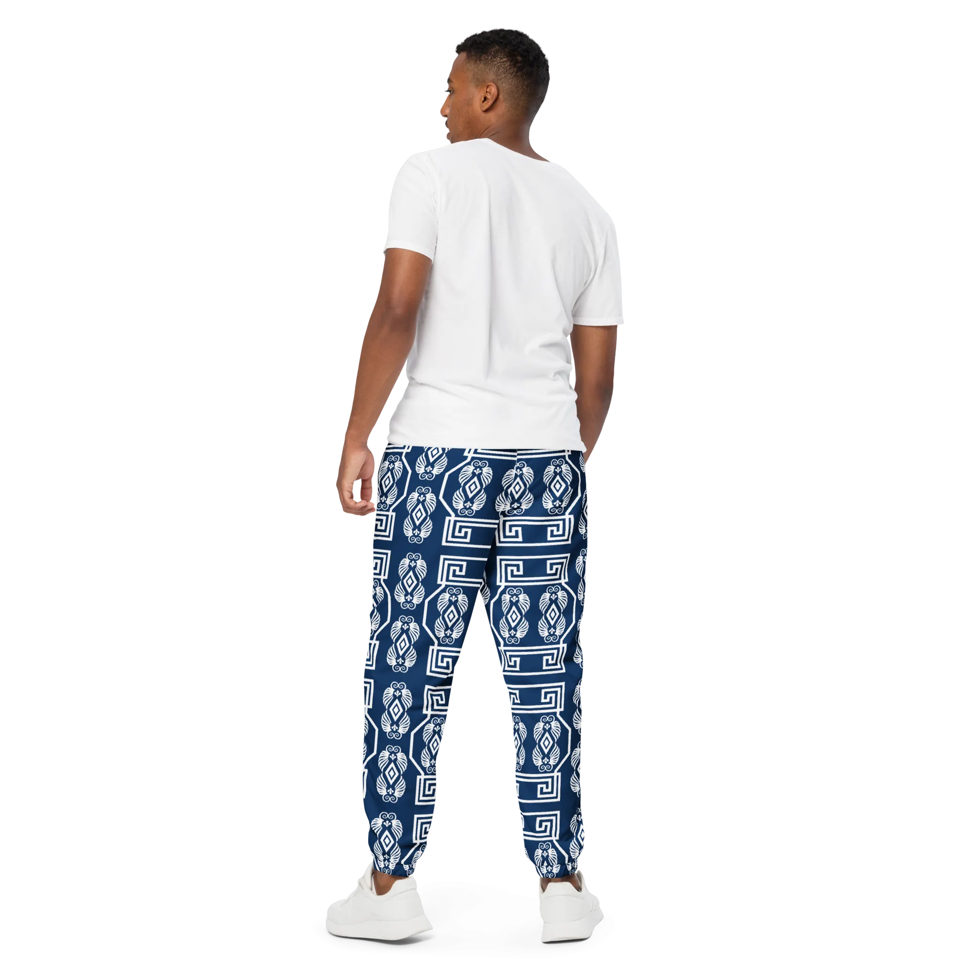 The Key White Unisex track pants