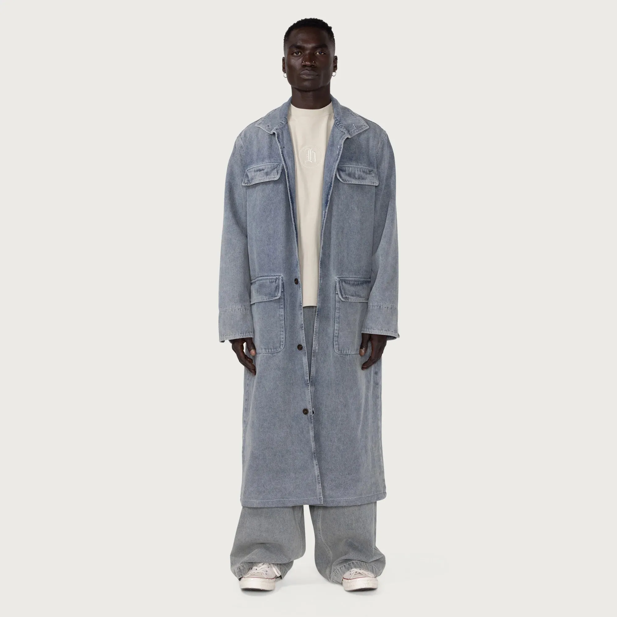Trench Coat Light Indigo