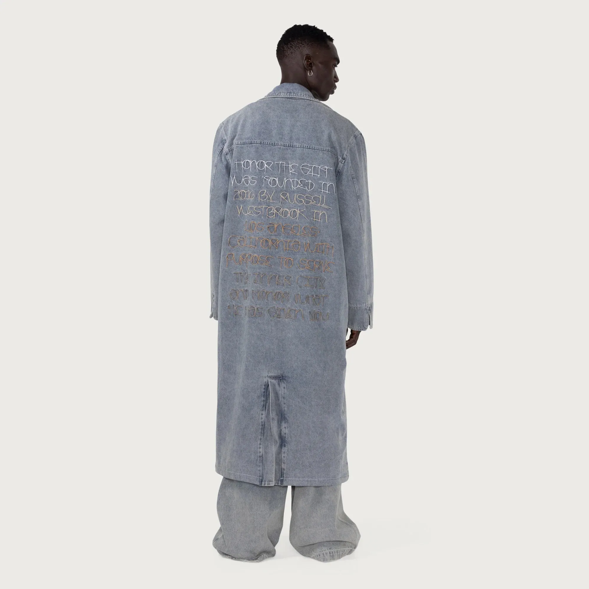 Trench Coat Light Indigo