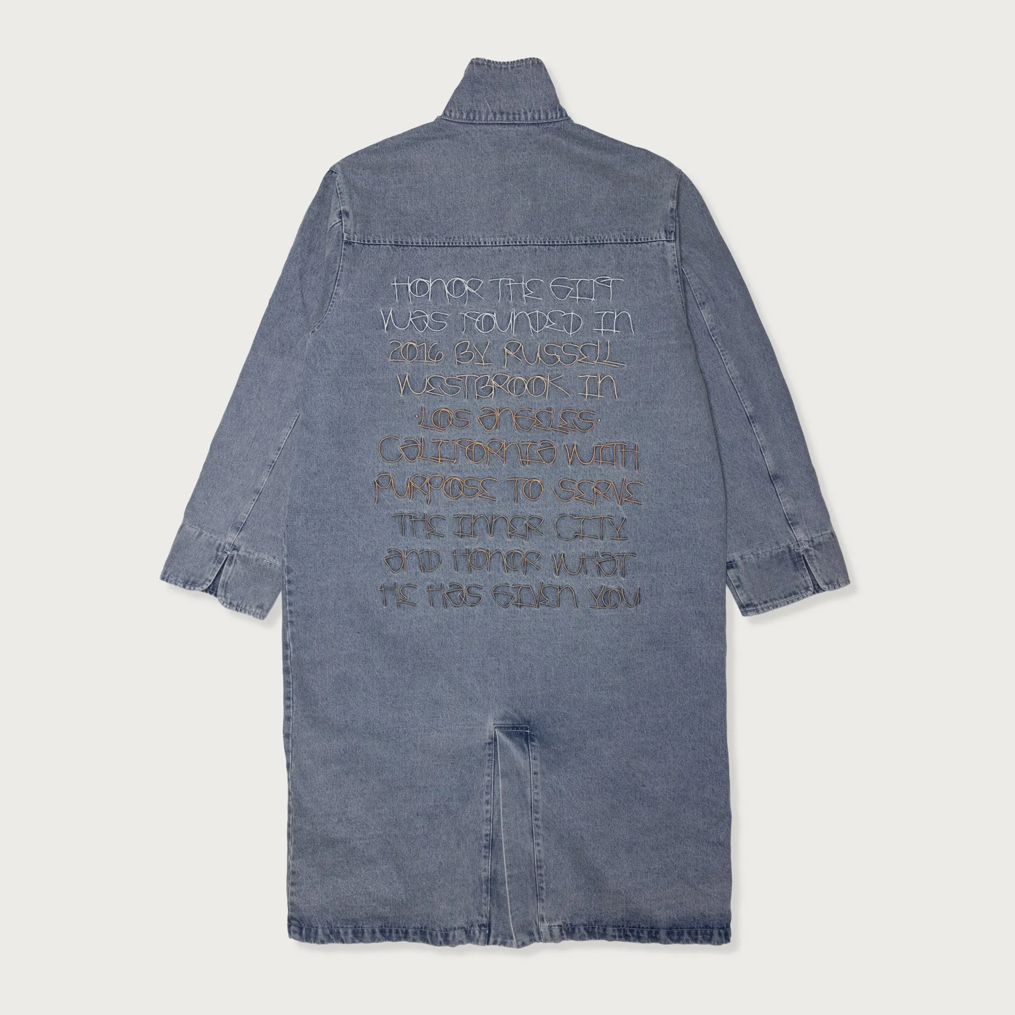 Trench Coat Light Indigo